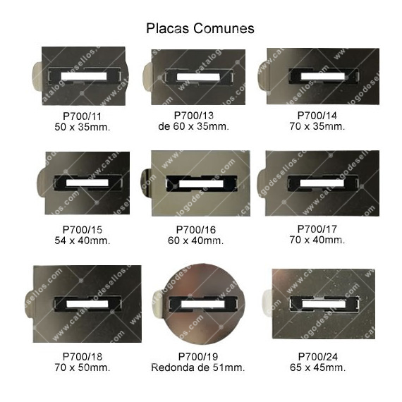 Placas Comunes Colop P700