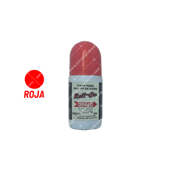 Tinta Opalo 999 Roll-On Roja 60cc.