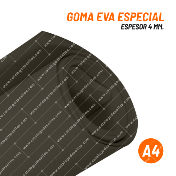 Goma Eva Especial / Suplemento para Sellos 4mm.