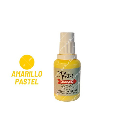 Tinta Opalo Amarillo Pastel 30cc.