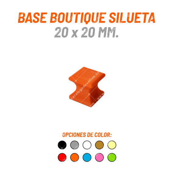 Base Boutique Silueta 20 X 20mm.