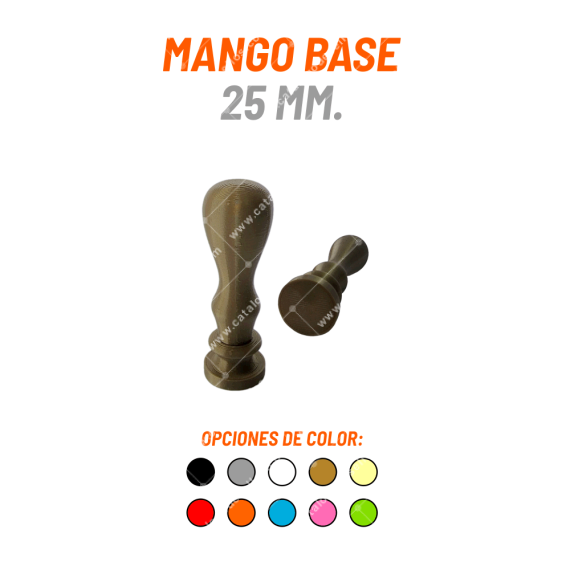 Mango Base de 25mm Diámetro