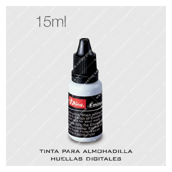 Tinta Huellas Digitales Shiny E-161-9 Negra