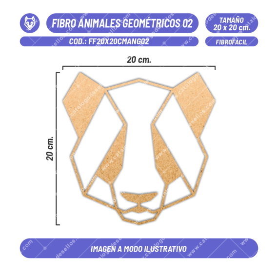 Fibrofácil Animales Geométricos 02