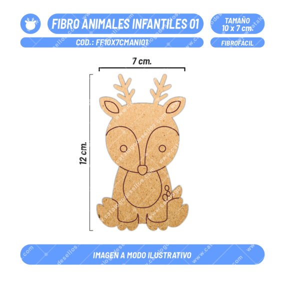 Fibrofácil Animales Infantiles 01