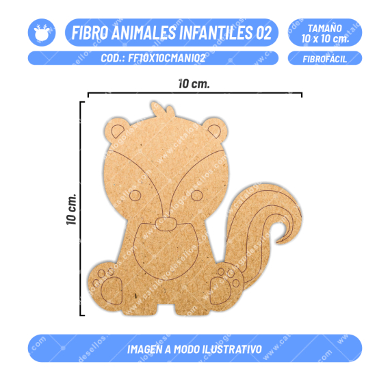 Fibrofácil Animales Infantiles 02