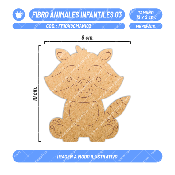Fibrofácil Animales Infantiles 03