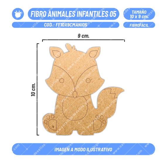 Fibrofácil Animales Infantiles 05