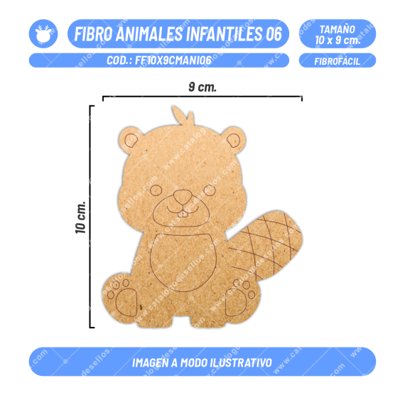 Fibrofácil Animales Infantiles 06