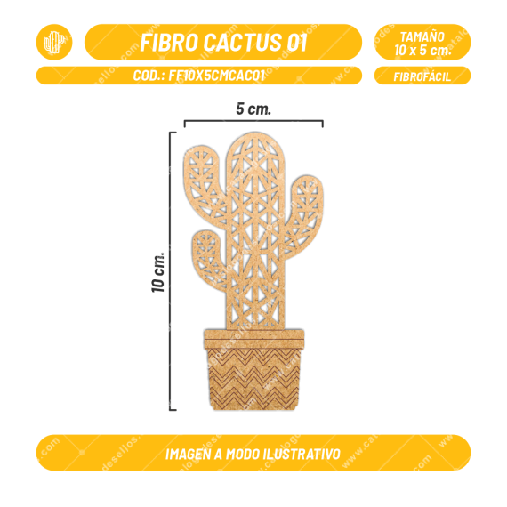 Fibrofácil Cactus 01