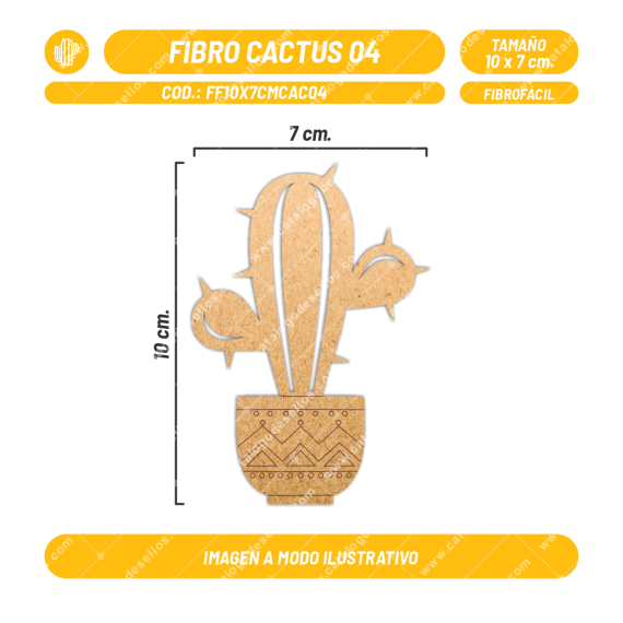 Fibrofácil Cactus 04