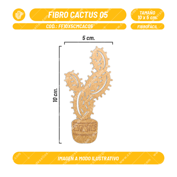Fibrofácil Cactus 05