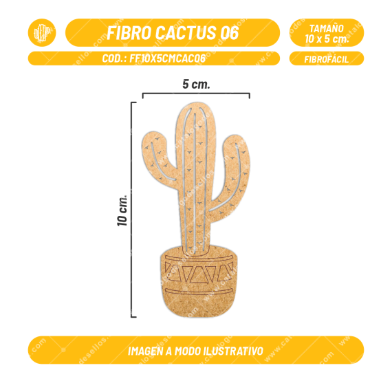Fibrofácil Cactus 06