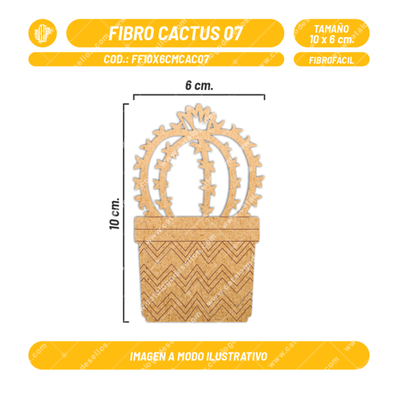 Fibrofácil Cactus 07
