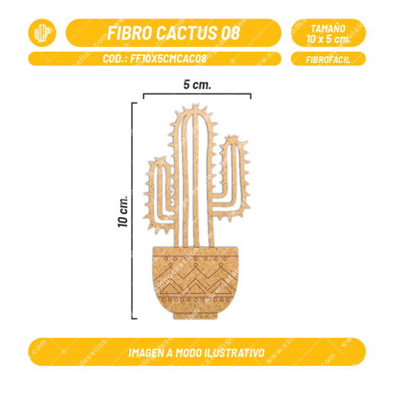 Fibrofácil Cactus 08