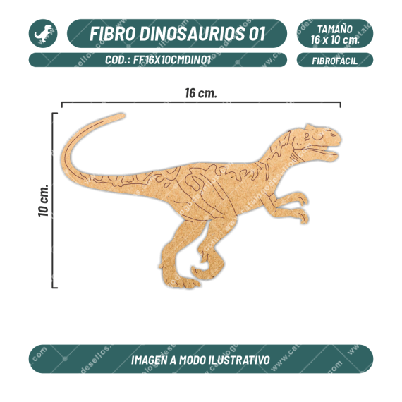 Fibrofácil Dinosaurios 01