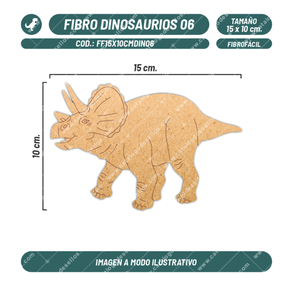 Fibrofácil Dinosaurios 06