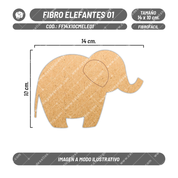 Fibrofácil Elefantes 01