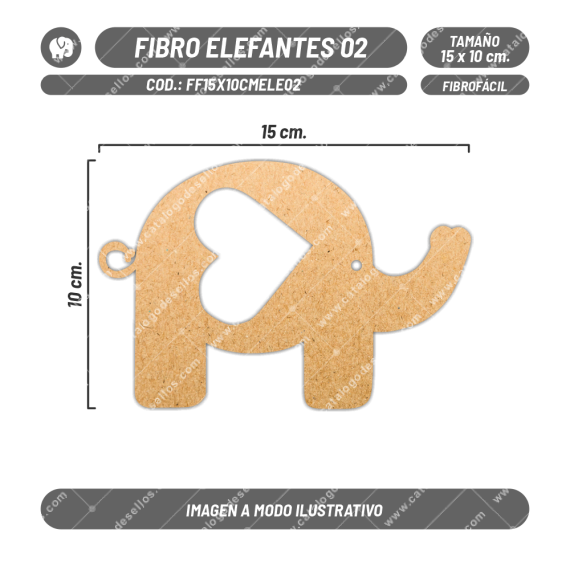 Fibrofácil Elefantes 02