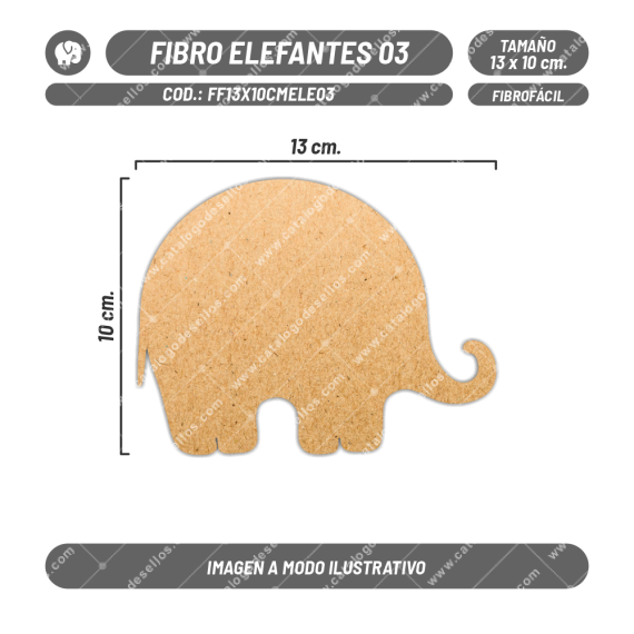 Fibrofácil Elefantes 03
