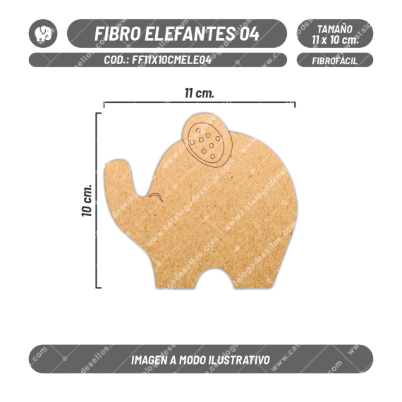Fibrofácil Elefantes 04
