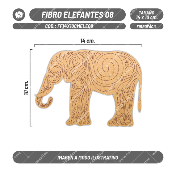Fibrofácil Elefantes 08