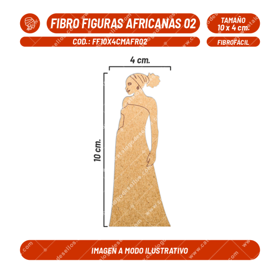 Fibrofácil Figuras Africanas 02