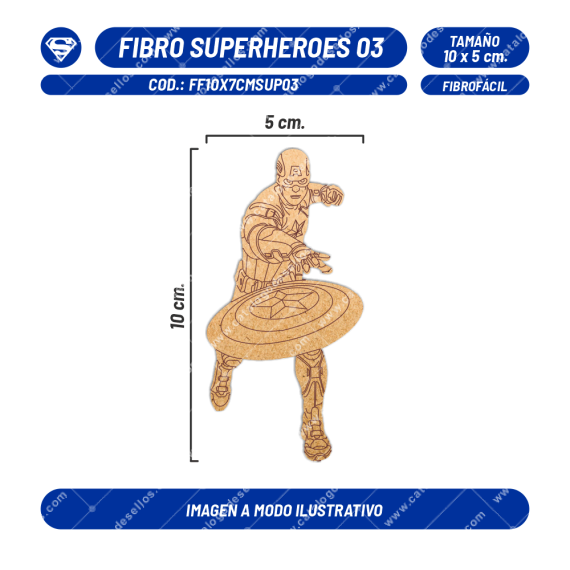 Fibrofácil Superhéroes 03