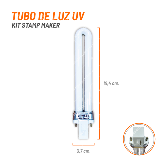 Tubo de Luz UV Kit Stamp Maker