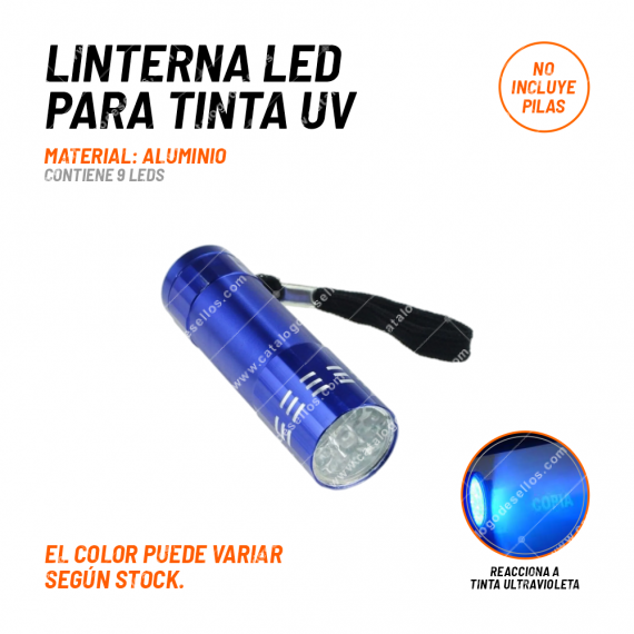 Linterna Led para Tinta UV Ultravioleta