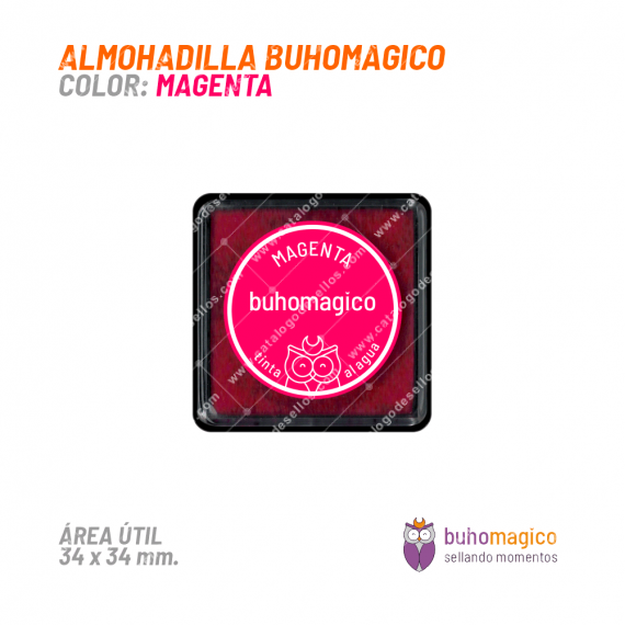 Almohadilla BuhoMagico - Magenta