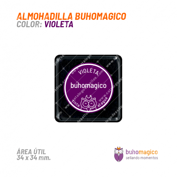 Almohadilla BuhoMagico - Violeta