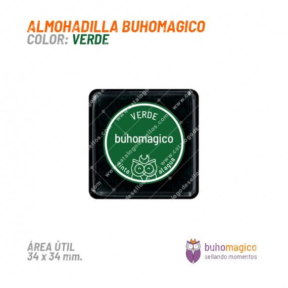 Almohadilla BuhoMagico - Verde