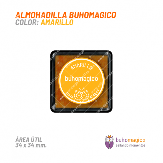 Almohadilla BuhoMagico - Amarillo
