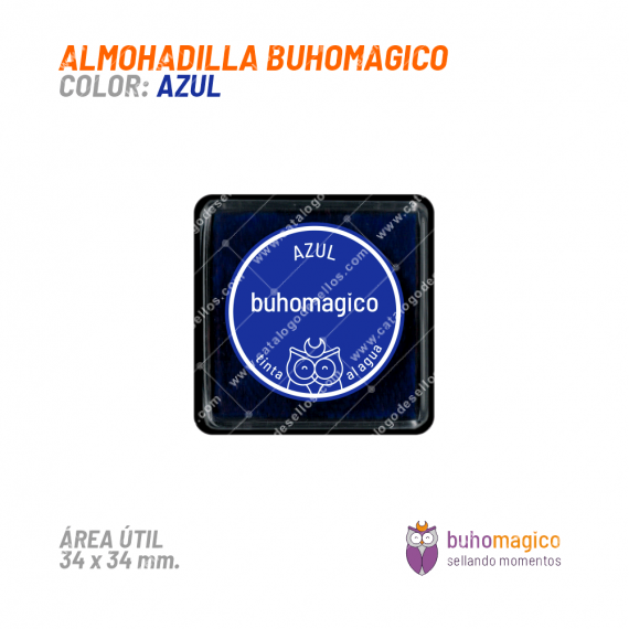 Almohadilla BuhoMagico - Azul