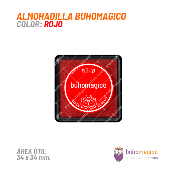 Almohadilla BuhoMagico - Rojo