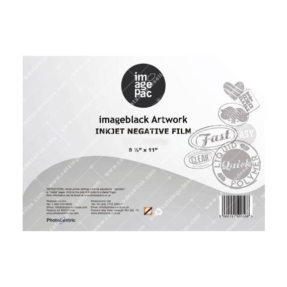 Hoja Imageblack A4 / Negativo InkJet